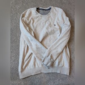 U.S. Polo Assn. Light Gray Crew Neck Sweater